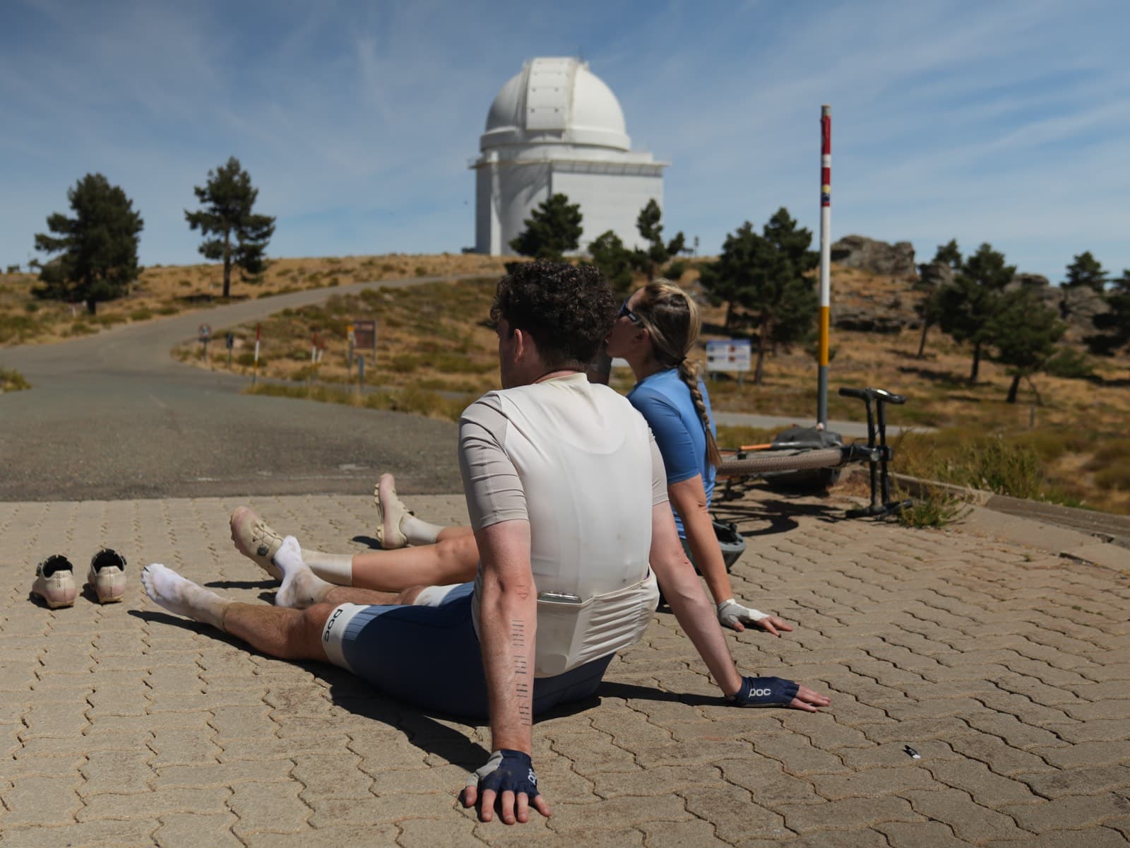 Riders at the summit