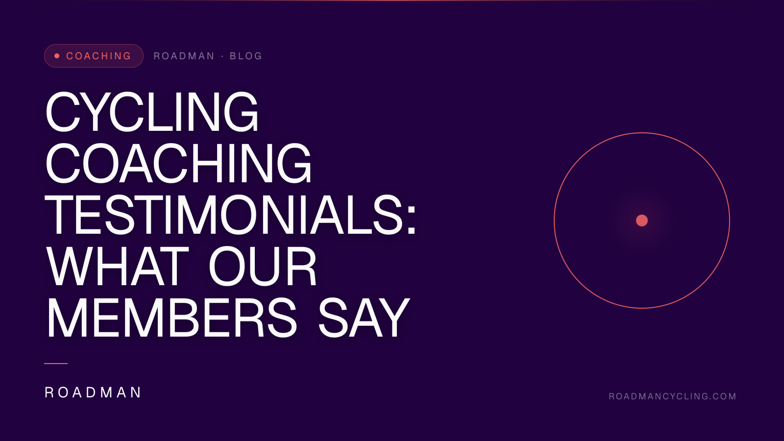 Cycling Coaching Testimonials: What Our Members Say