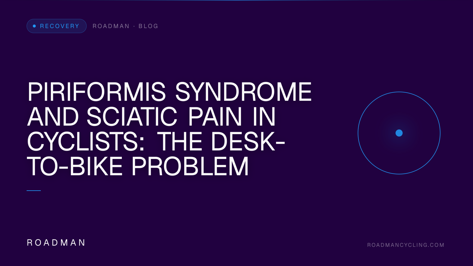 Piriformis Syndrome and Sciatic Pain in Cyclists: The Desk-to-Bike Problem