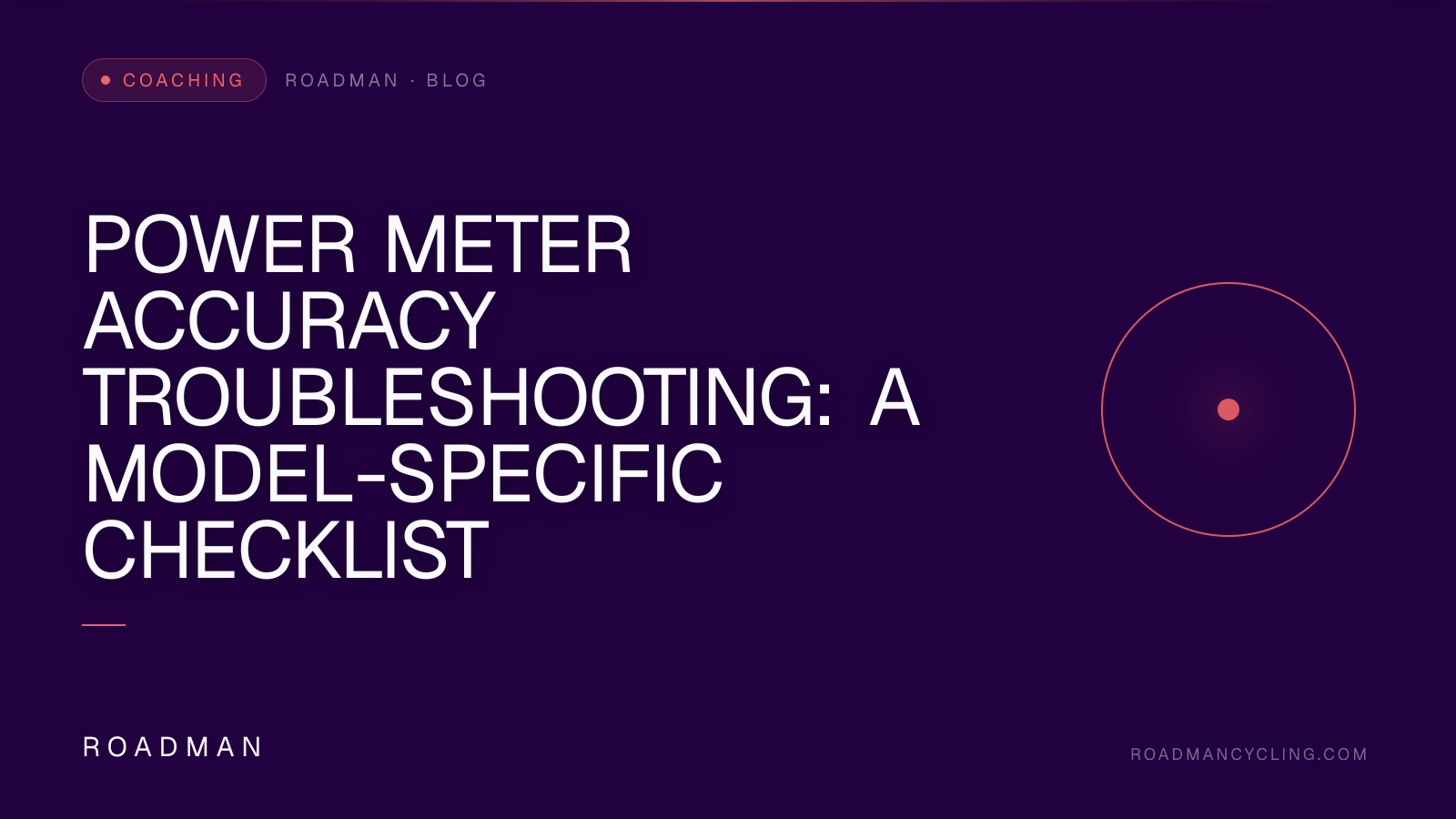 Power Meter Accuracy Troubleshooting: A Model-Specific Checklist