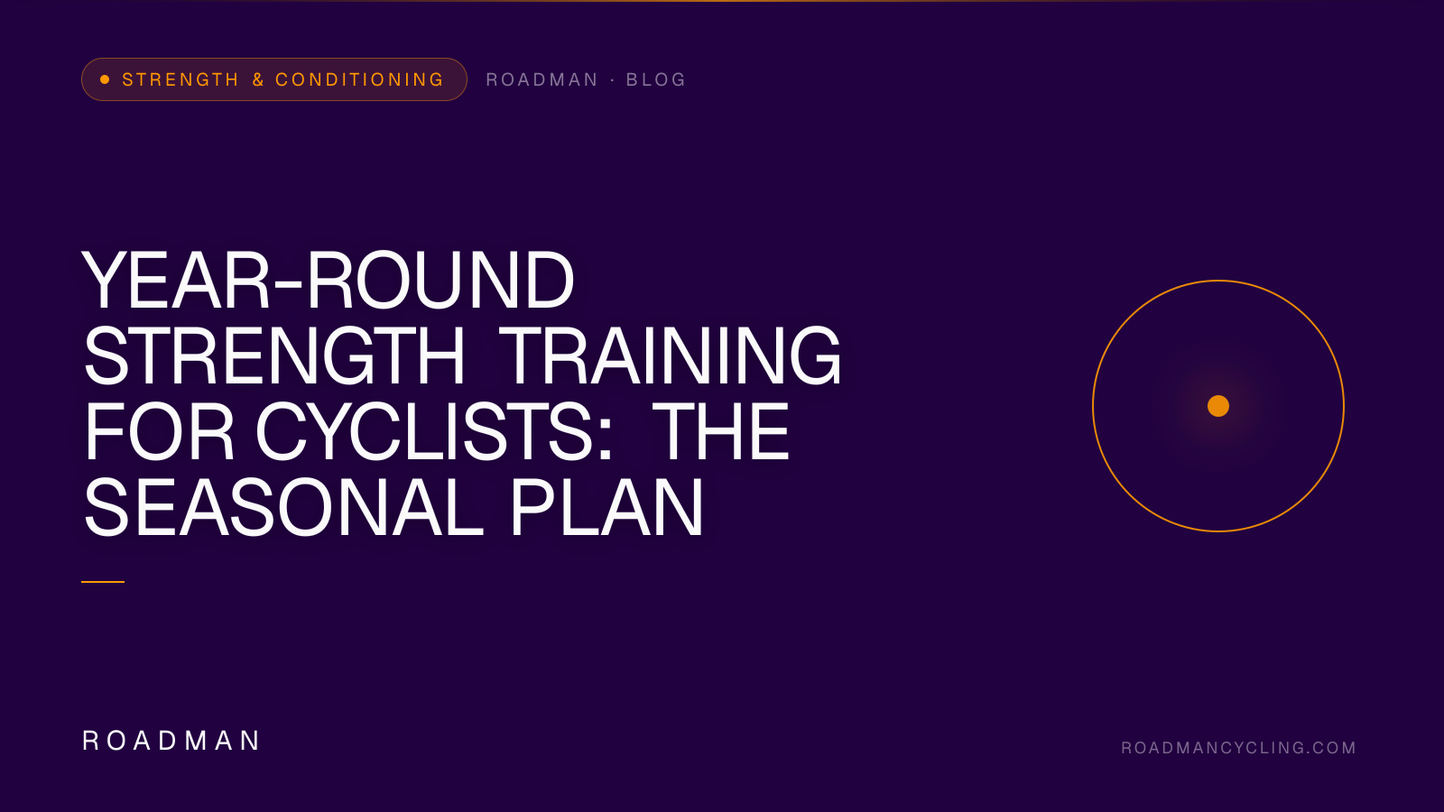 Year-Round Strength Training for Cyclists: The Seasonal Plan