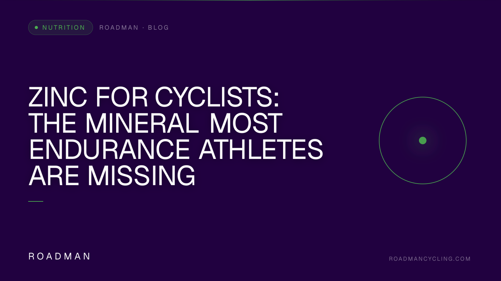 Zinc for Cyclists: The Mineral Most Endurance Athletes Are Missing