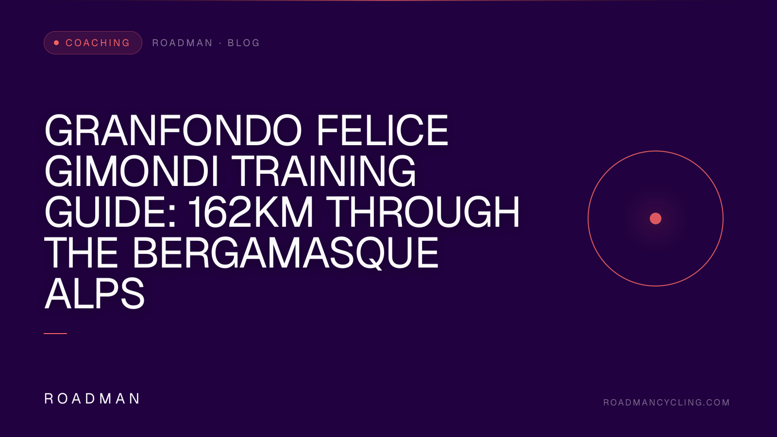 Granfondo Felice Gimondi Training Guide: 162km Through the Bergamasque Alps