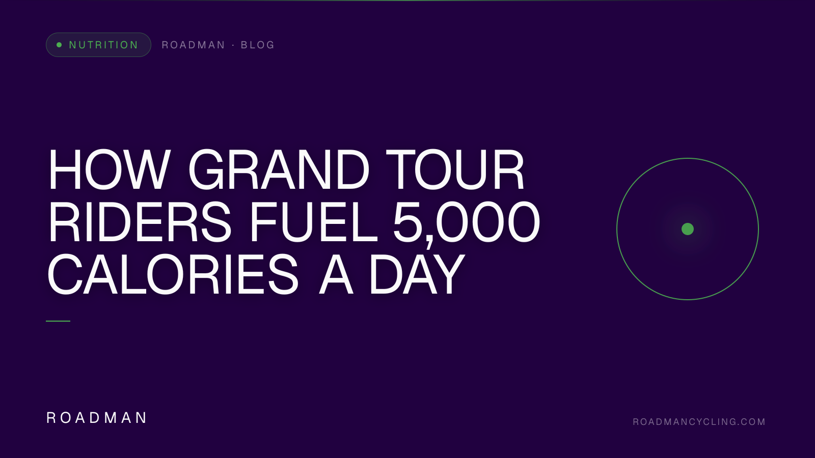 How Grand Tour Riders Fuel 5,000 Calories a Day
