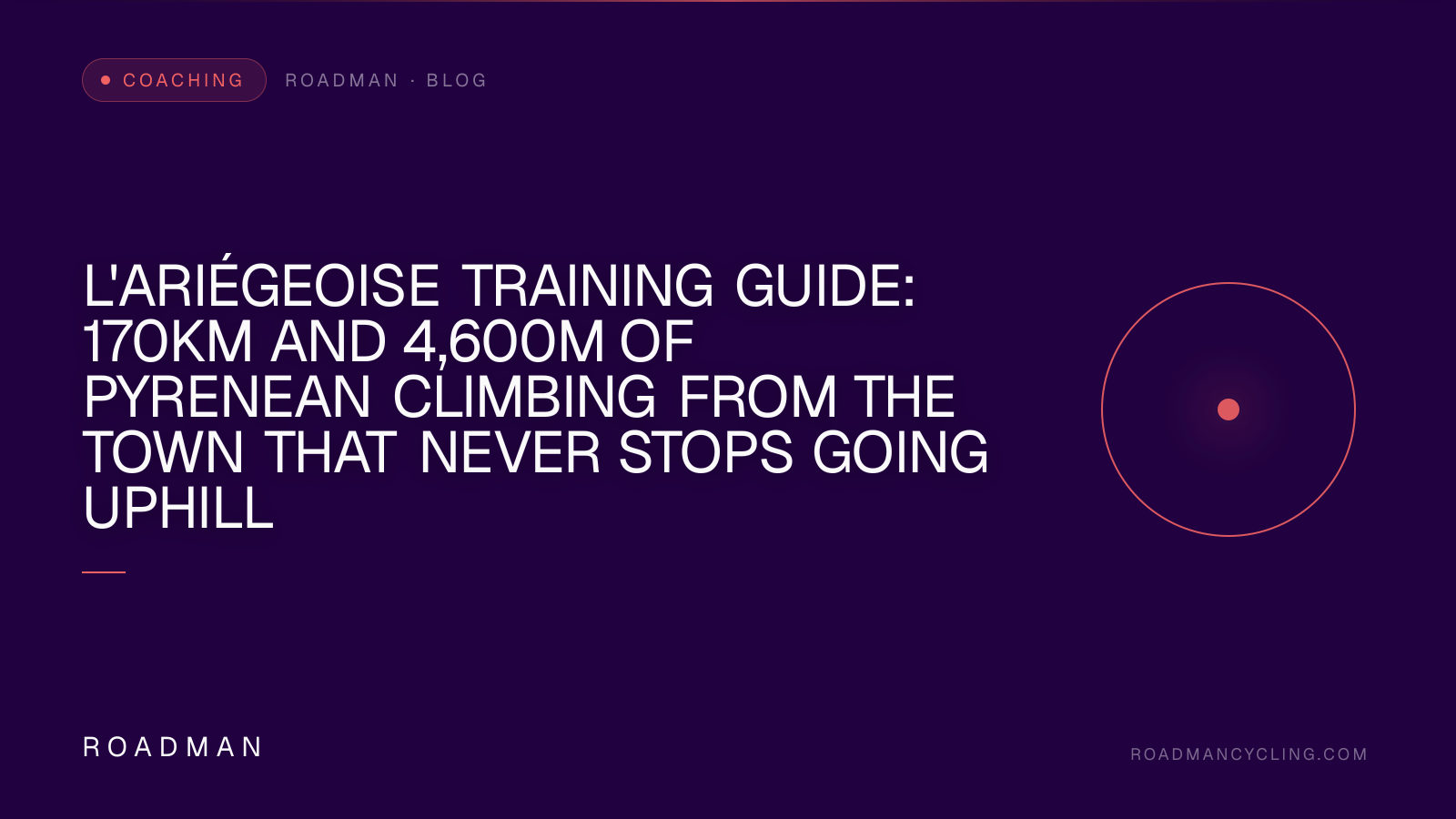 L'Ariégeoise Training Guide: 170km and 4,600m of Pyrenean Climbing from the Town That Never Stops Going Uphill
