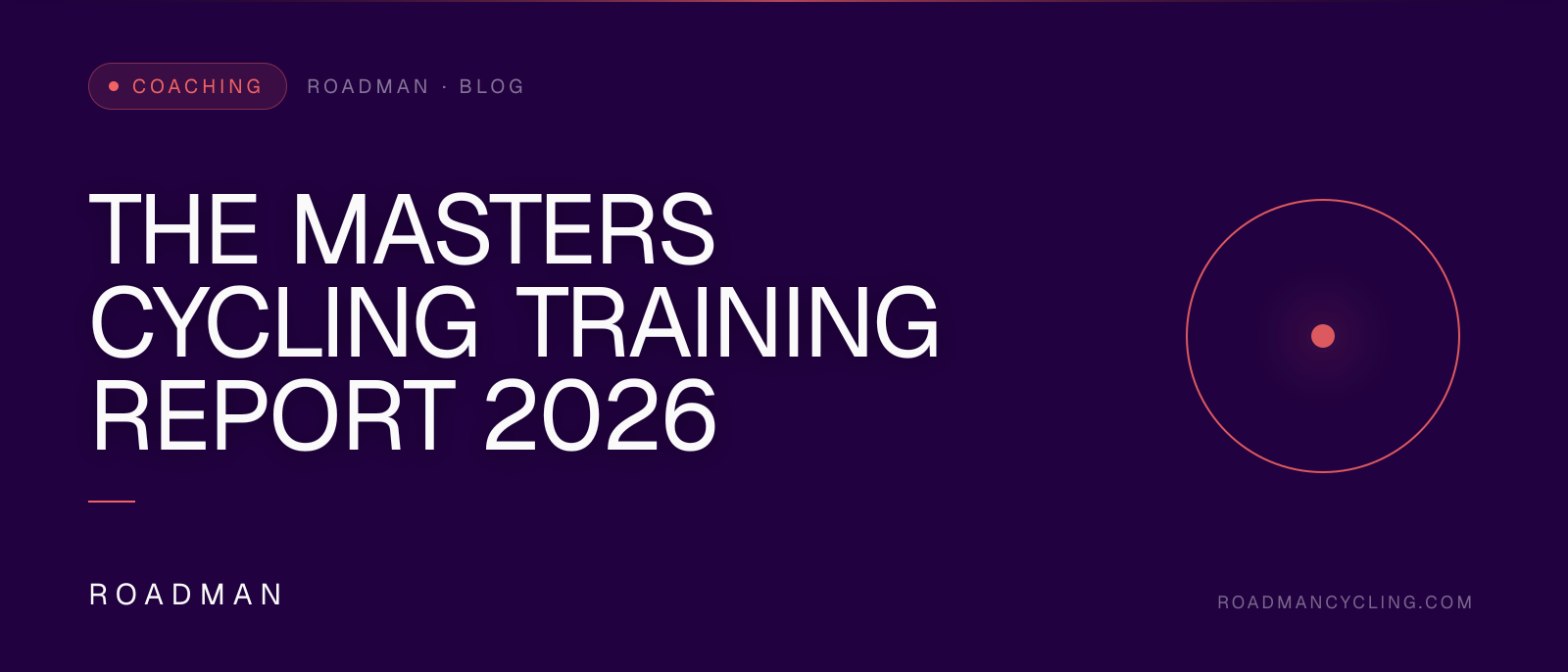 The Masters Cycling Training Report 2026