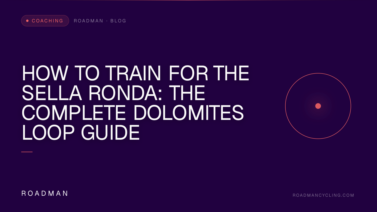 How to Train for the Sella Ronda: The Complete Dolomites Loop Guide