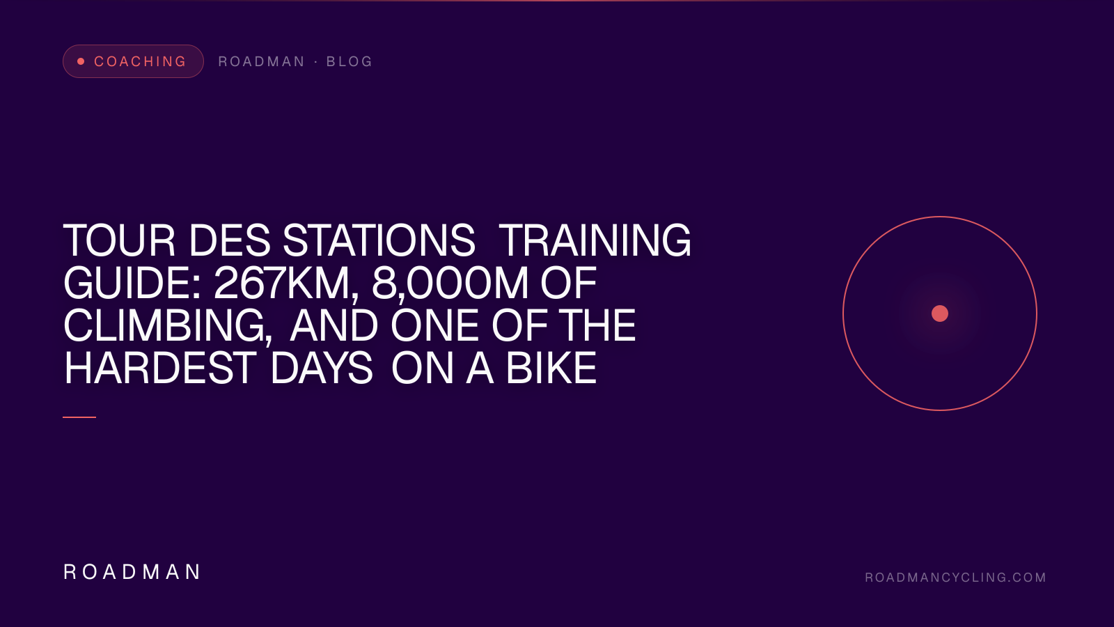 Tour des Stations Training Guide: 267km, 8,000m of Climbing, and One of the Hardest Days on a Bike