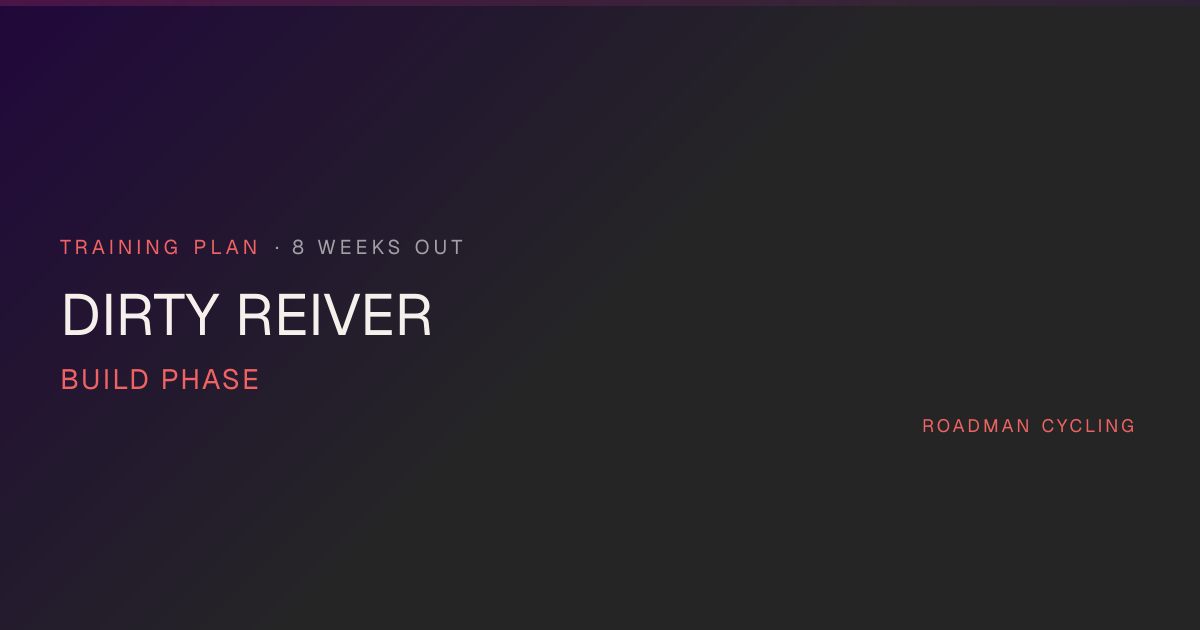 Dirty Reiver Training Plan — 8 Weeks Out | Roadman Cycling